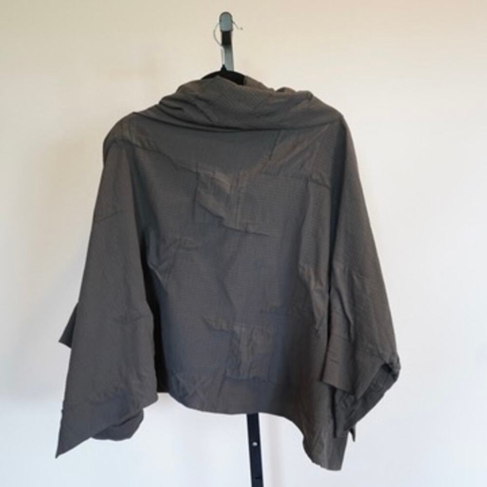 Crea Concept Black‎ Textured Top EU 36 US S Cowl Neck Oversized Lagenlook - Picture 2 of 8